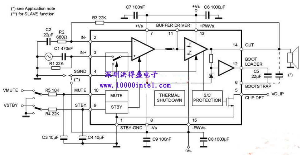 tda7388功放电路图搭棚,tda7388功放完整电路图 tda7293音频功放电路图