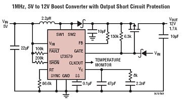 LT3579 Typical Application