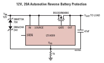 LTC4359 Typical Application